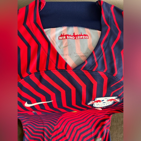 Nike Authentic Red Bull Leipzig 2023-2024 Soccer FJ8246-421 Jersey Men’s Sz: S - Picture 3 of 6